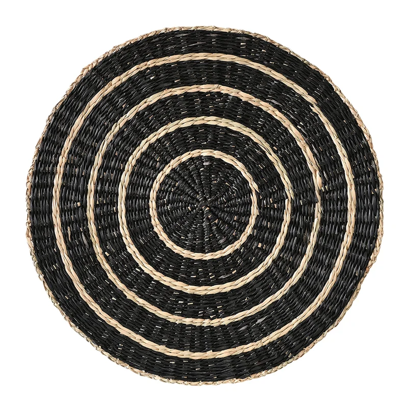 Platzset BOATHOUSE 2er-Set, schwarz ø 38cm