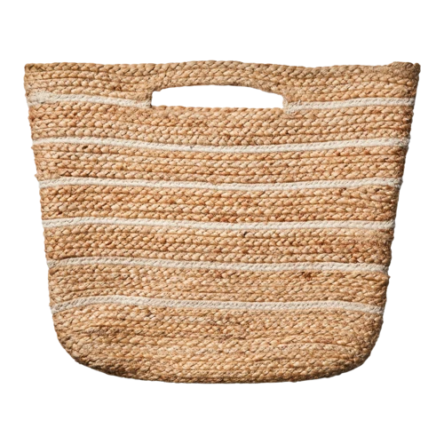 Jute Tasche, elfenbein/natur