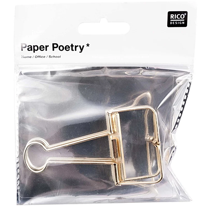 Clip 51 mm gold