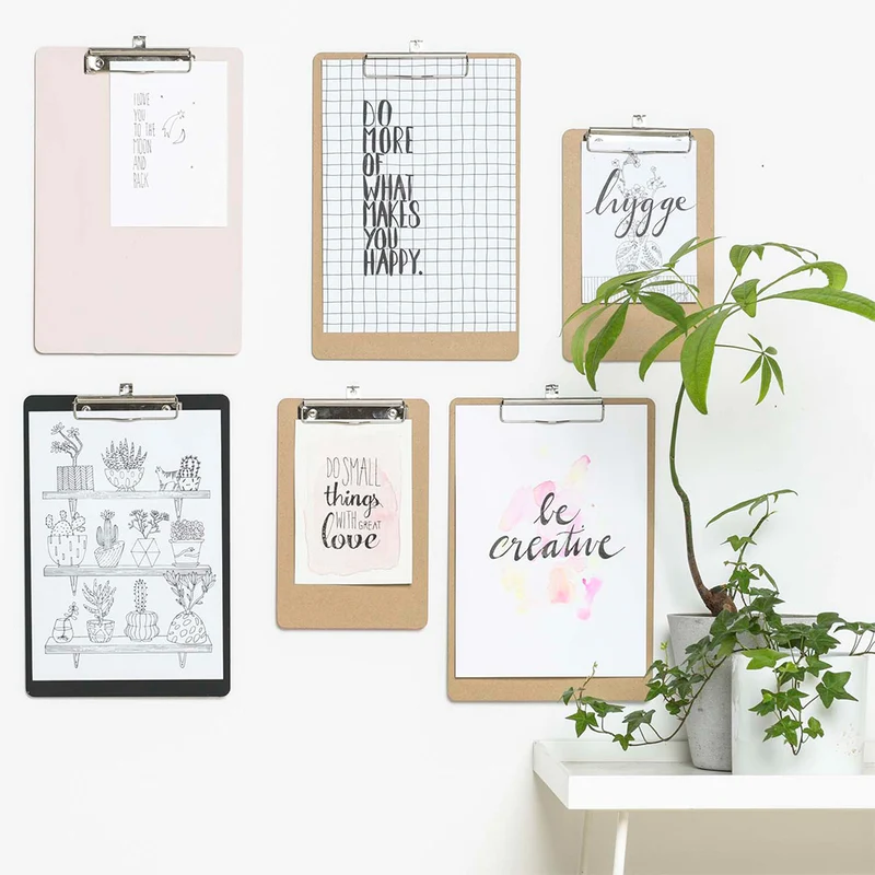 Rico Design Klemmbrett natur A5