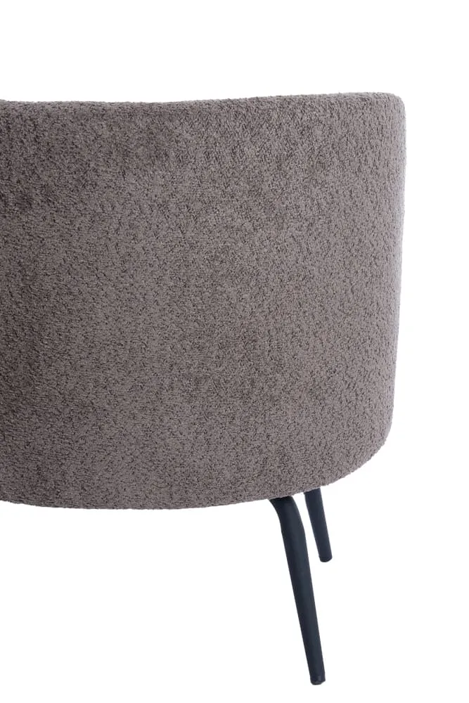 Sessel DIEYDA braun schwarz 67x68x72cm