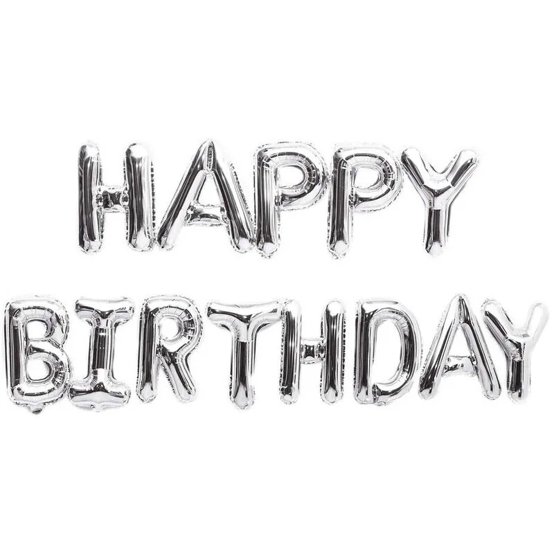 Folienballon Happy Birthday