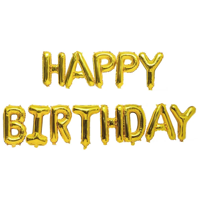 Folienballon Happy Birthday