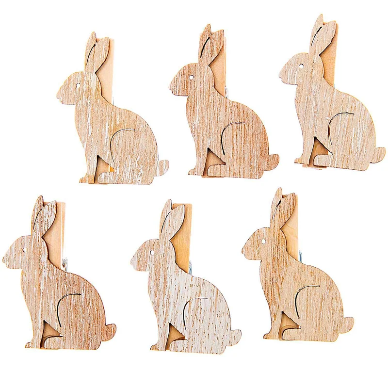OHHH! LOVELY! Dekoklammern Hase Shabby Chic