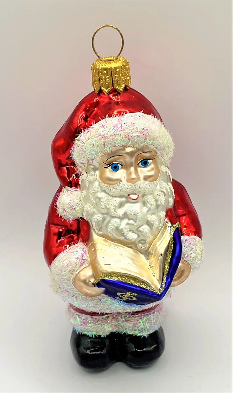 Weihnachtsmann singt Weihnachtslieder