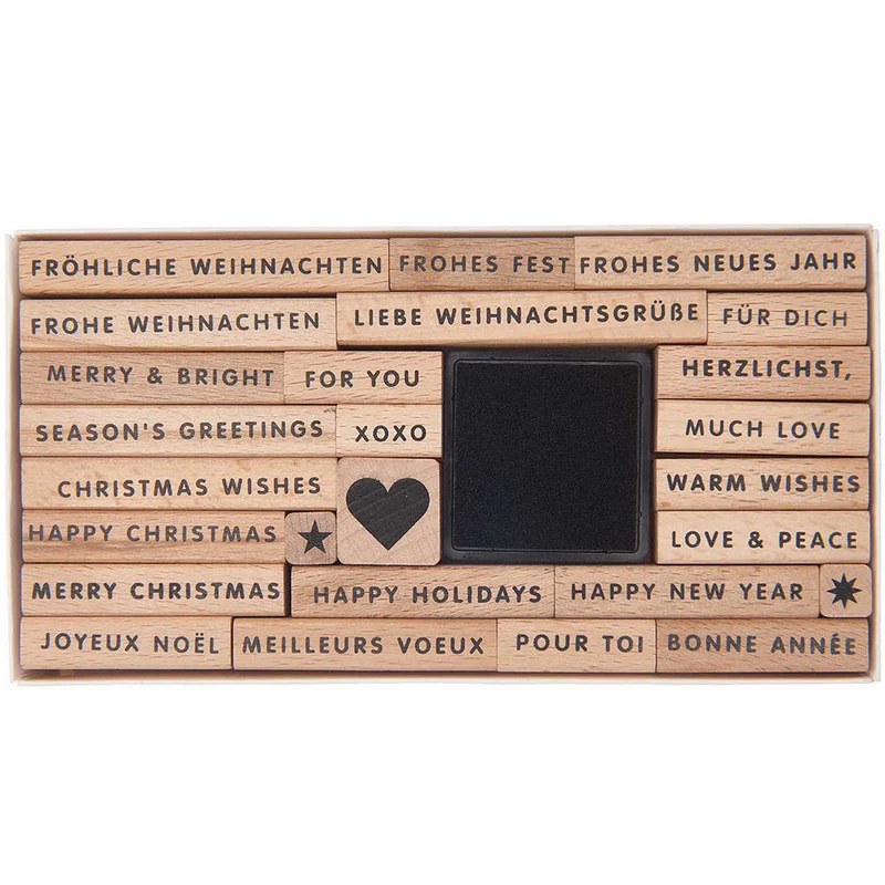 Rico Design XL Stempelset Merry Christmas (27-teilig)