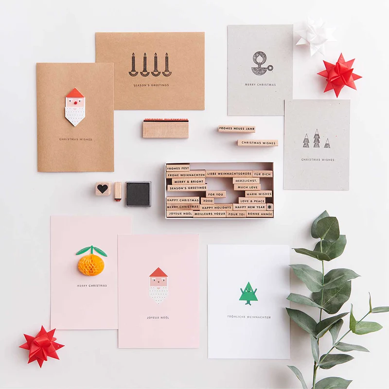 Rico Design XL Stempelset Merry Christmas (27-teilig)