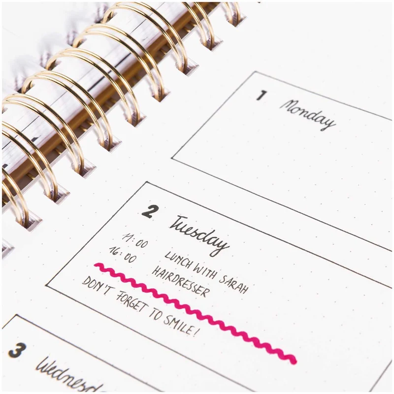 Schablone Bullet Diary Rechtecke