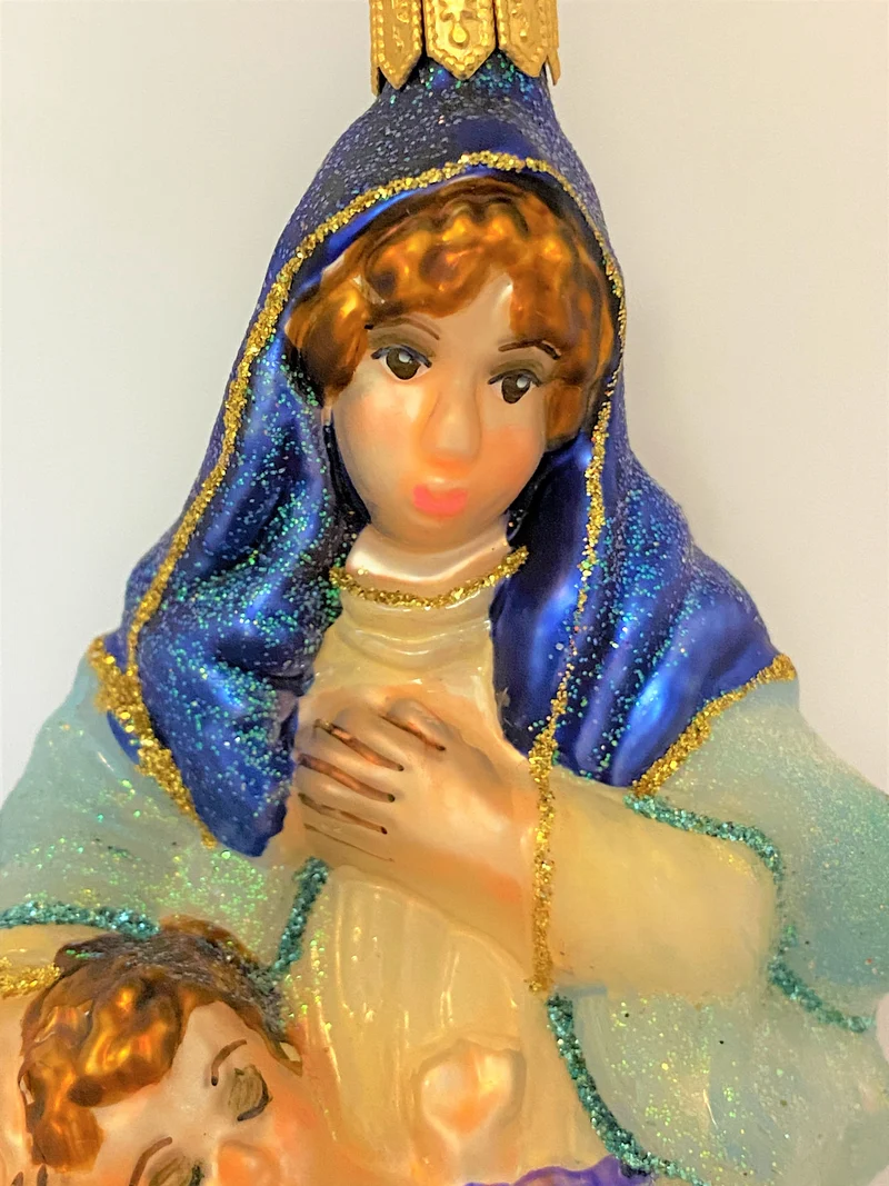 Maria mit Jesuskind in der Krippe, KOMOZIA MOSTOWSKI