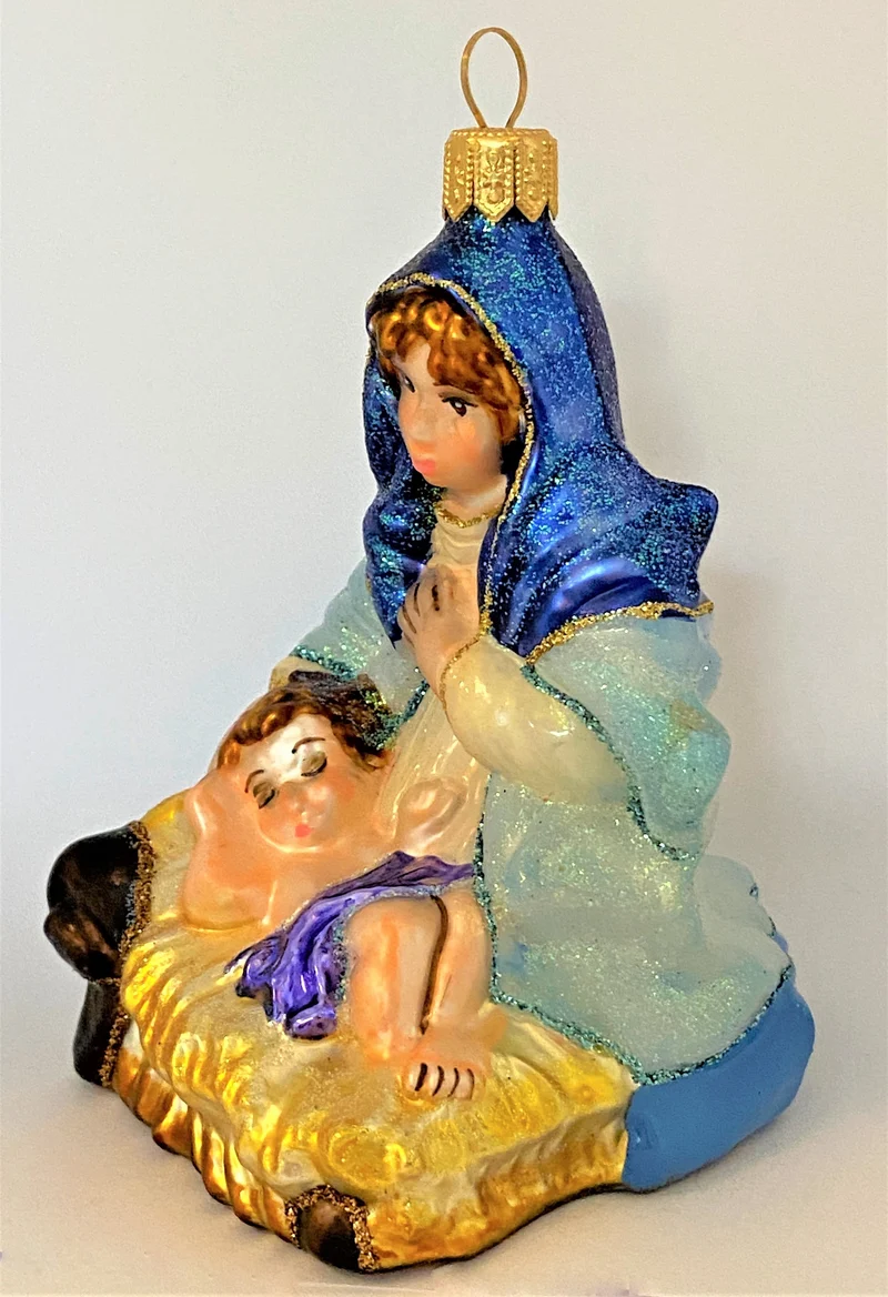 Maria mit Jesuskind in der Krippe, KOMOZIA MOSTOWSKI