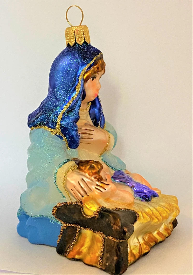 Maria mit Jesuskind in der Krippe, KOMOZIA MOSTOWSKI