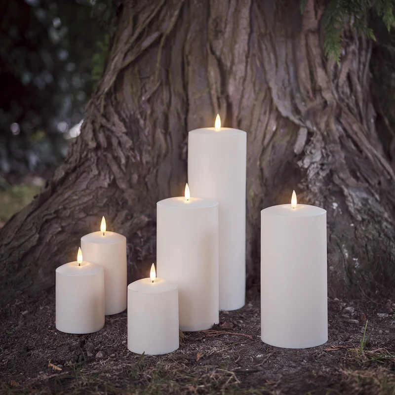 6er Set TruGlow® LED Outdoor Kerzen