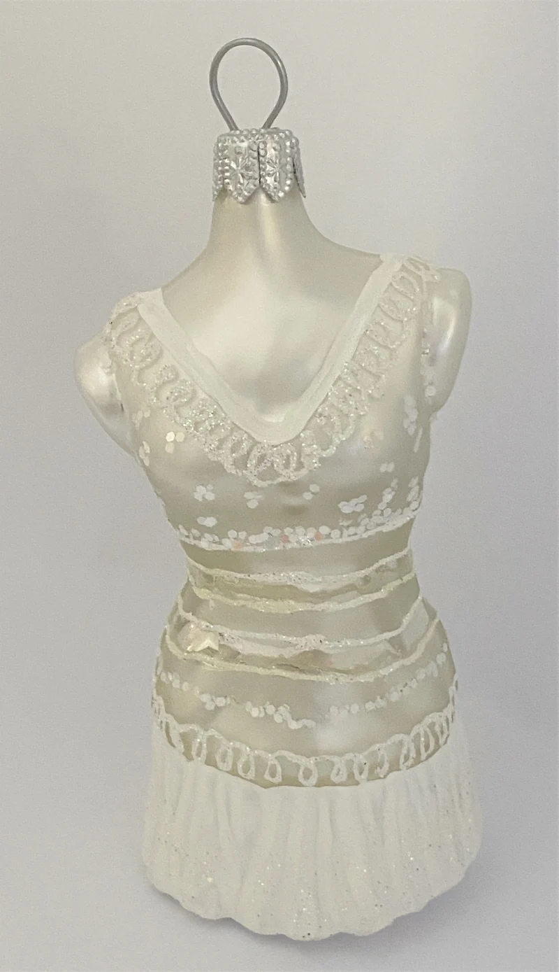 Kurzes weisses Kleid