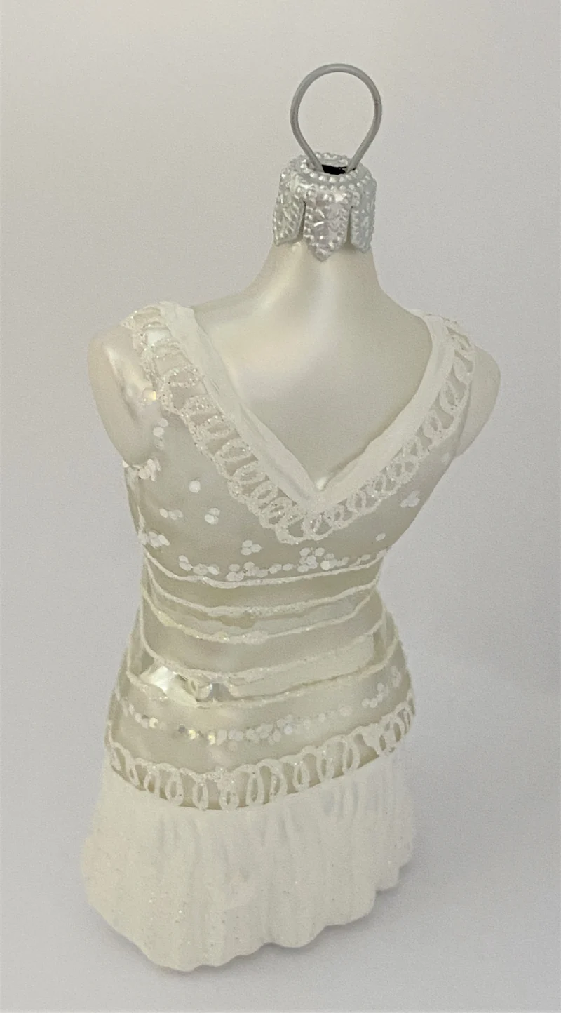 Kurzes weisses Kleid