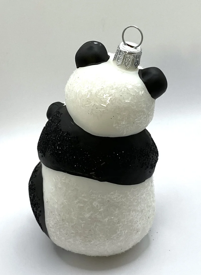 Panda-Bär mit jungem Panda