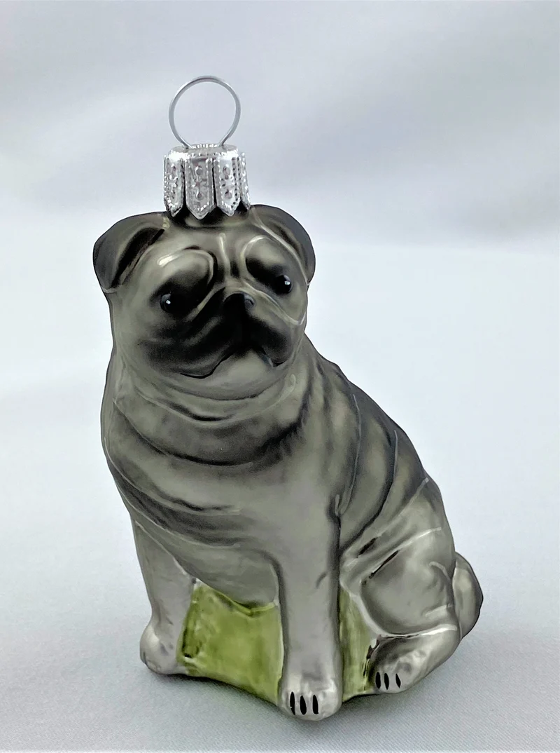 Mops dunkelgrau