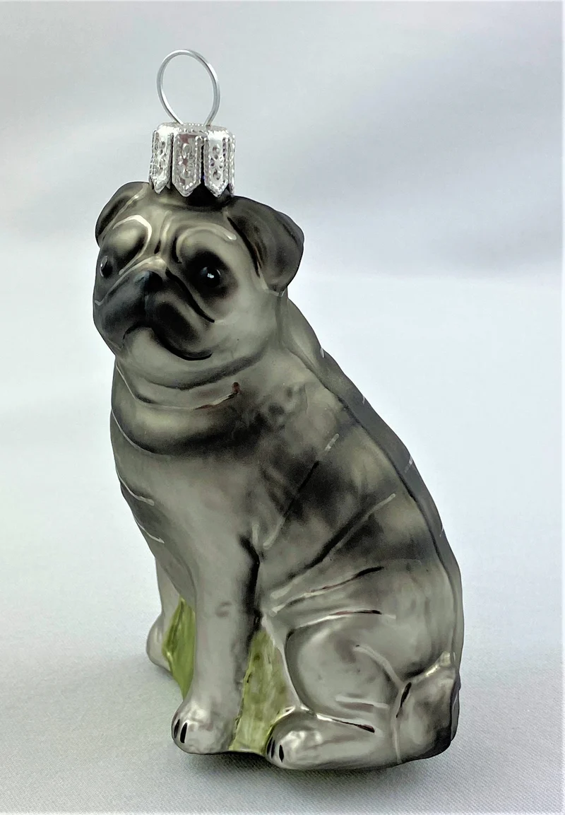 Mops dunkelgrau