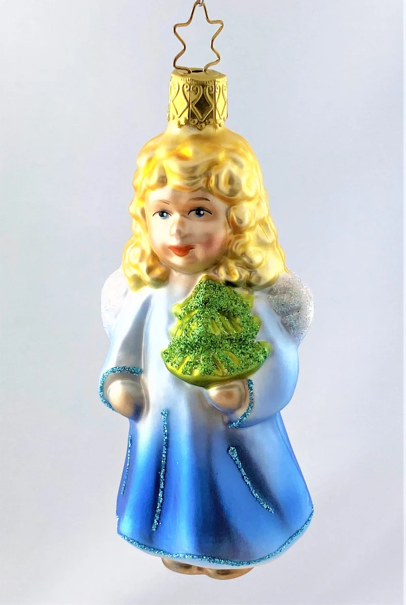 Engel, Christkindli mit kleinem Christbaum