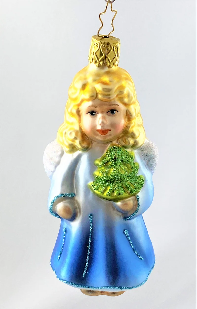 Engel, Christkindli mit kleinem Christbaum
