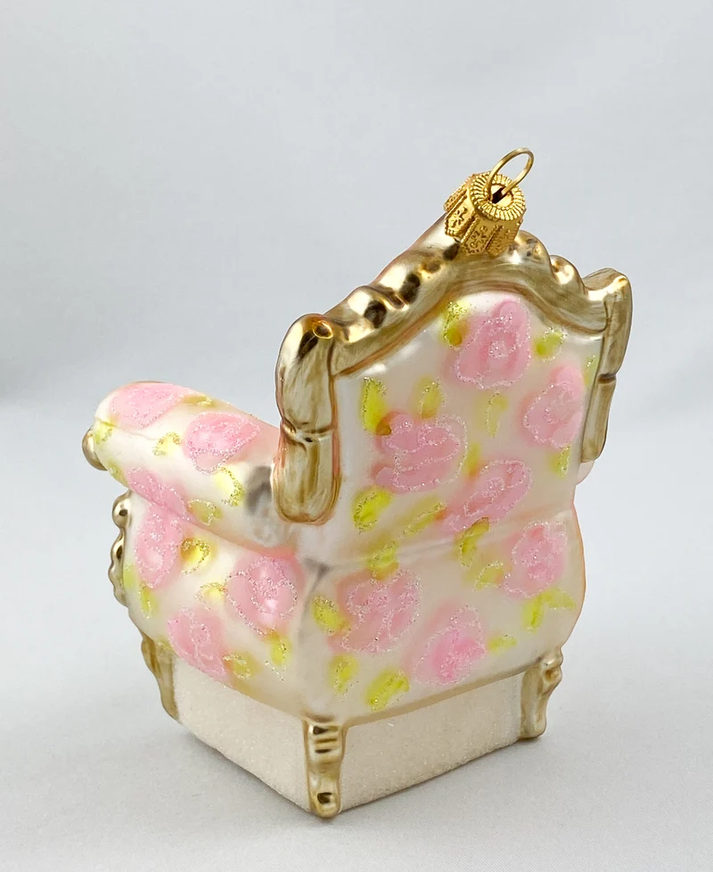 Fauteuil mit Rosendekor