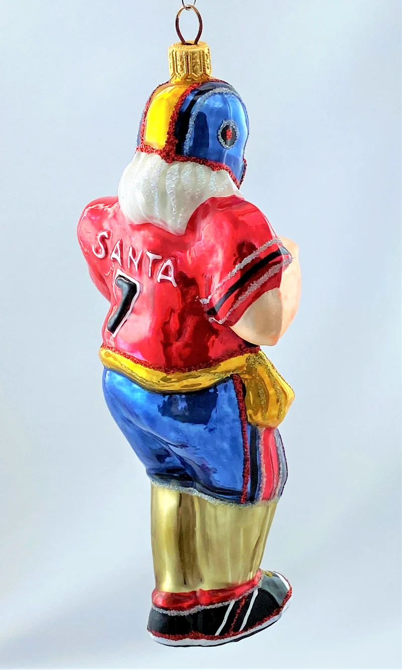 Santa spielt Rugby