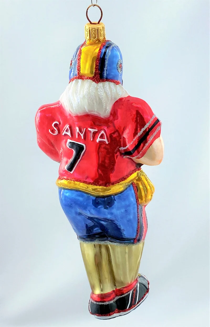 Santa spielt Rugby