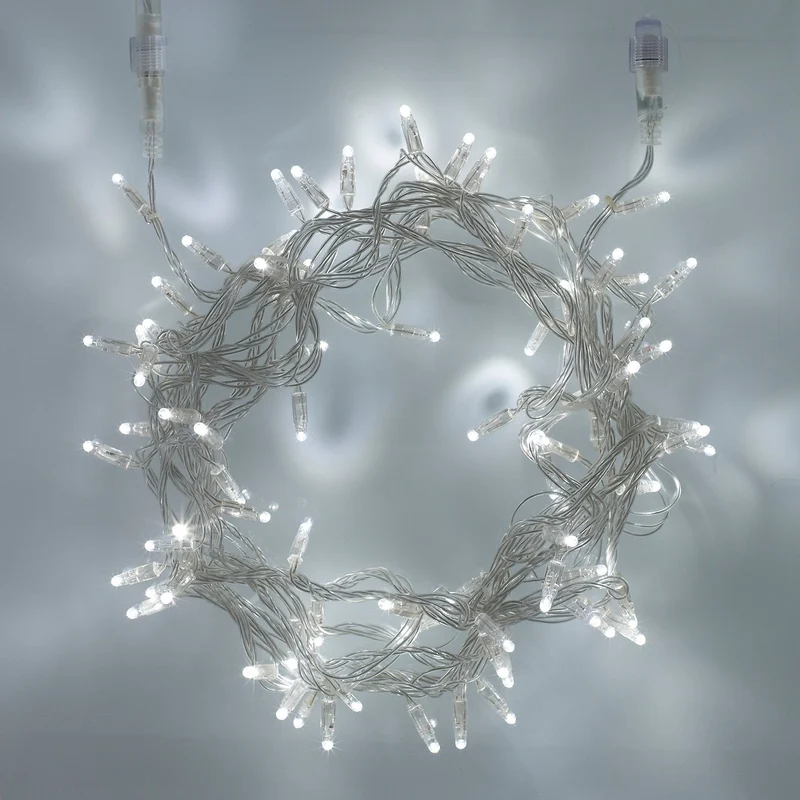 Core Connect 70m 700er LED Lichterkette weiß koppelbar transparentes Kabel