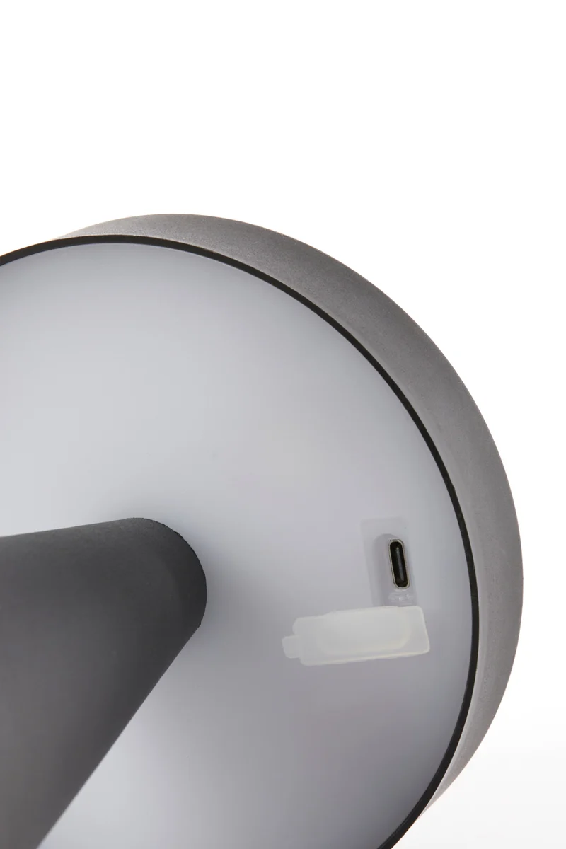 LED-Tischleuchte ANKENTA, schwarz Metall Ø13x28,5 cm