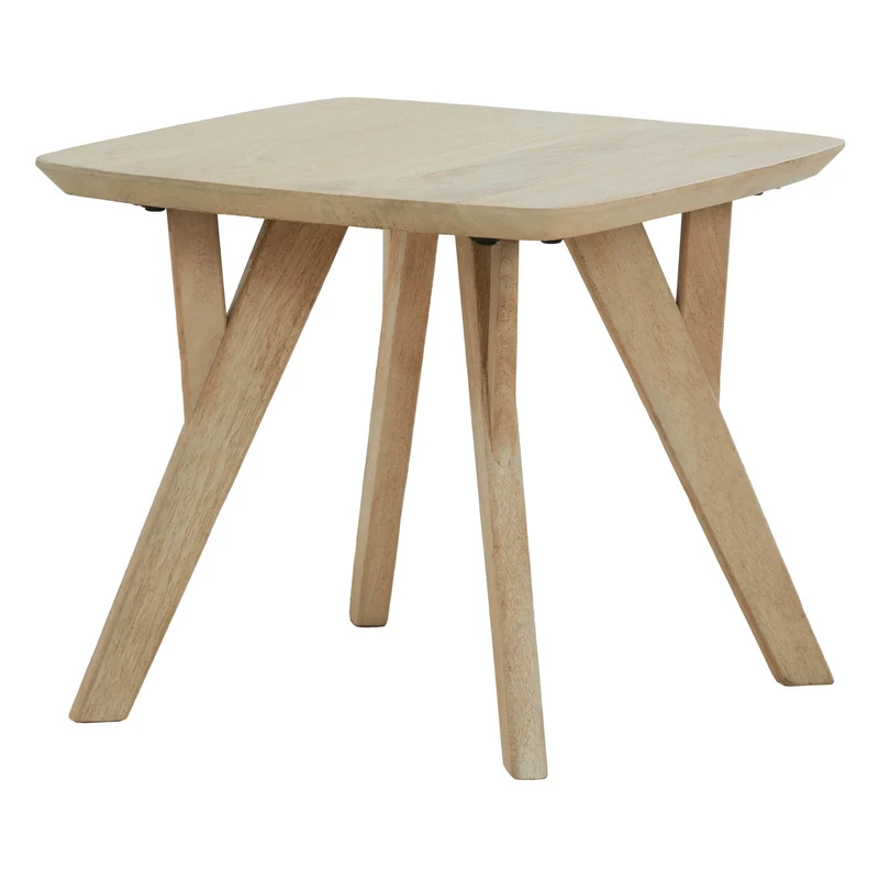 Beistelltisch QUENZA Mangoholz, Natur Ø50x42 cm
