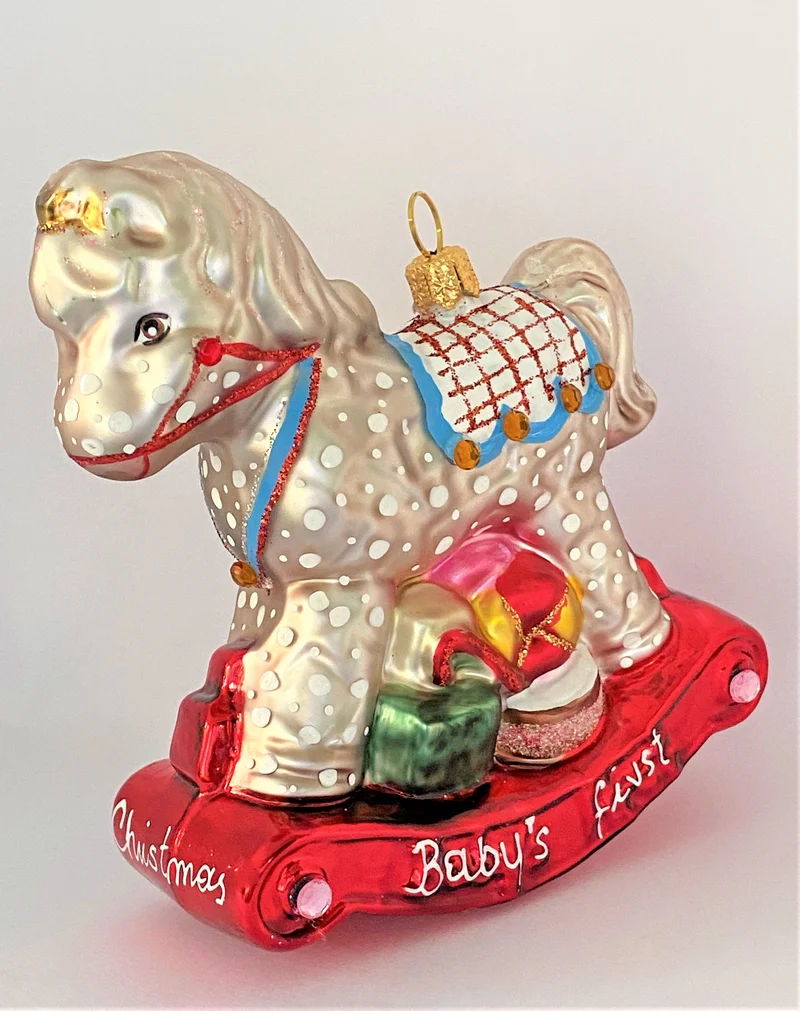 Schaukelpferd, Gampi-Rössli, Baby´s first Christmas