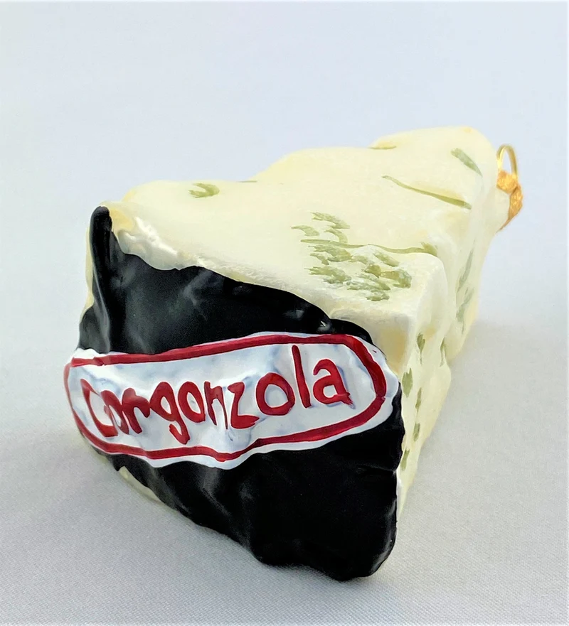 Stück Gorgonzola Käse
