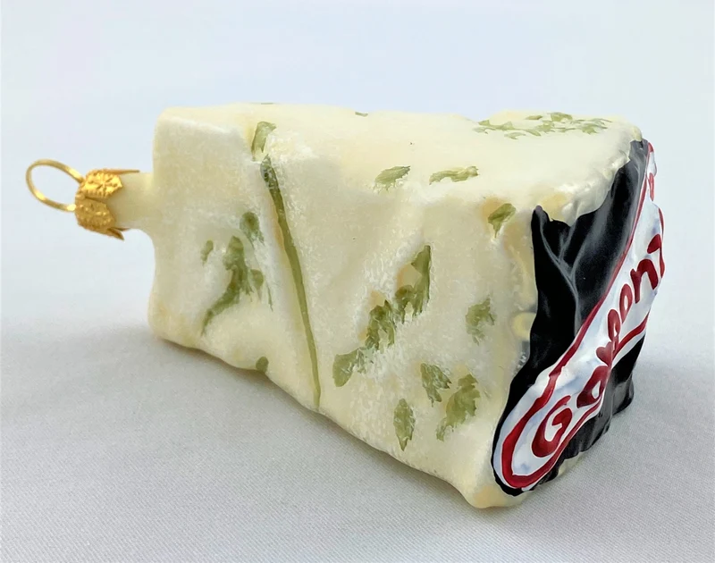 Stück Gorgonzola Käse
