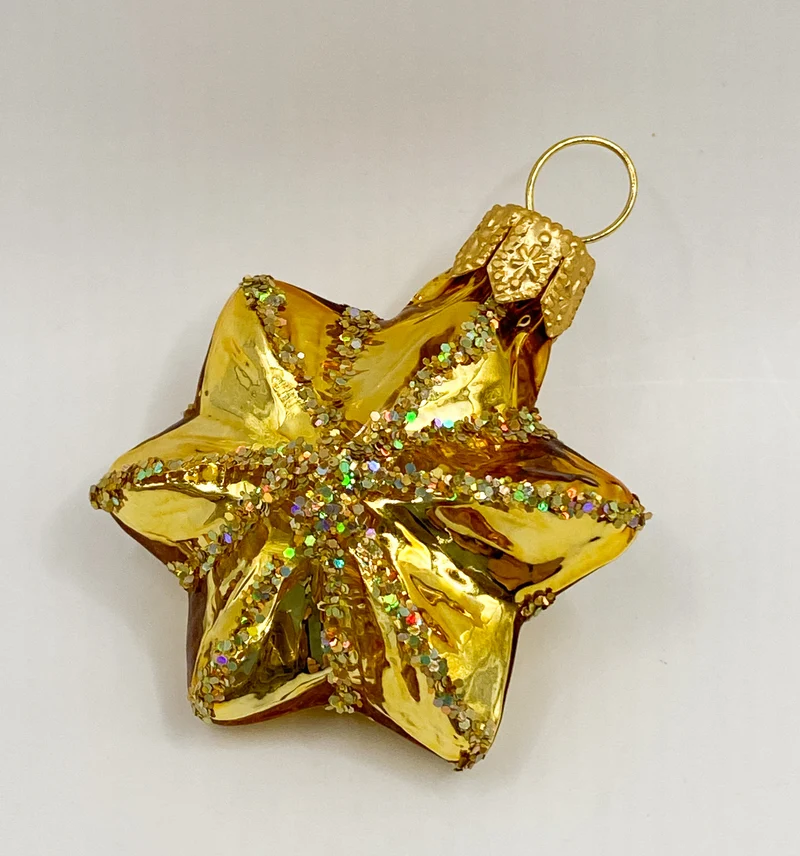 Golden glänzendes Sternchen