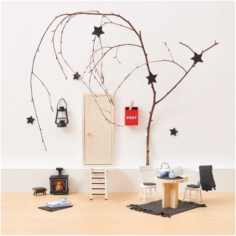 Rico Design Miniatur Kaminholz