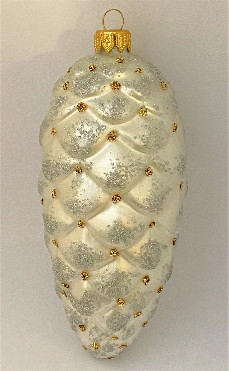 Grosser Zapfen, Silber matt