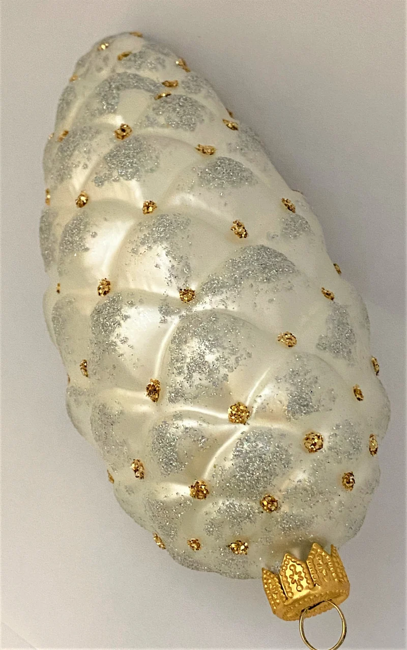 Grosser Zapfen, Silber matt