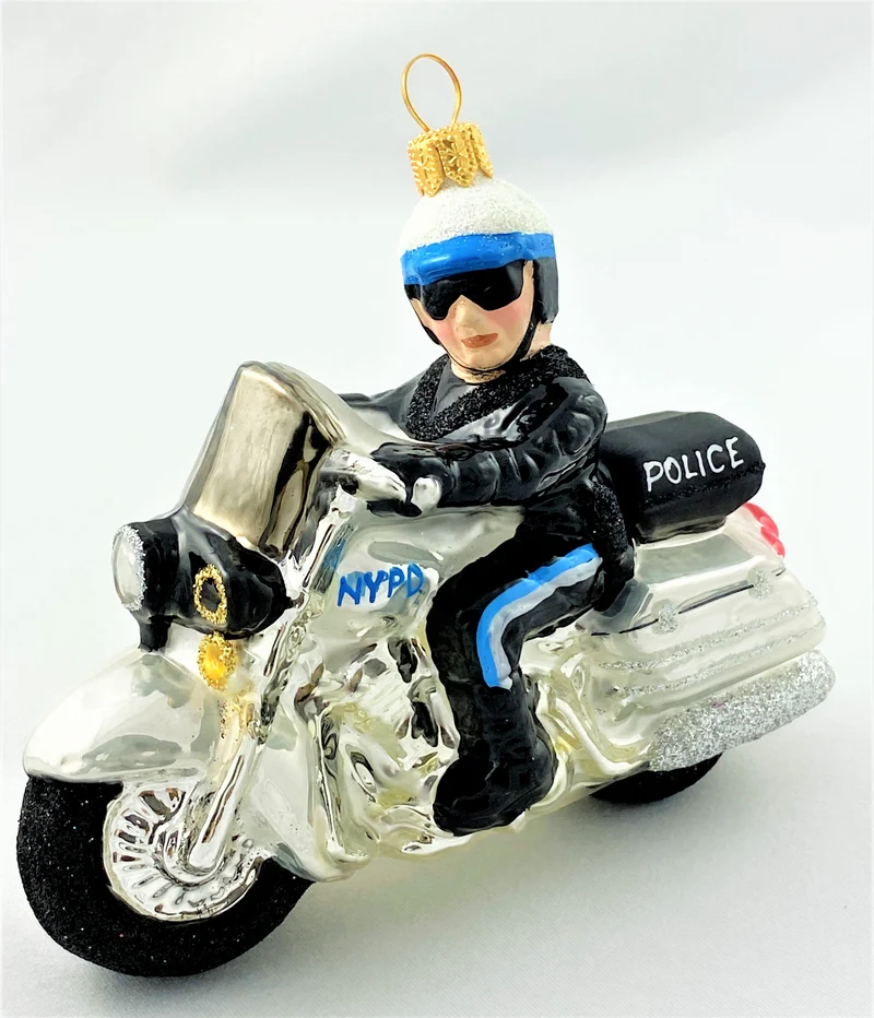 New York City Police auf dem Motorrad