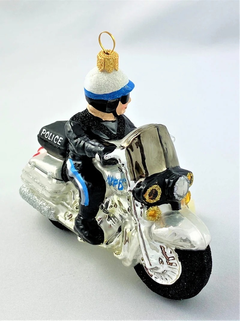 New York City Police auf dem Motorrad