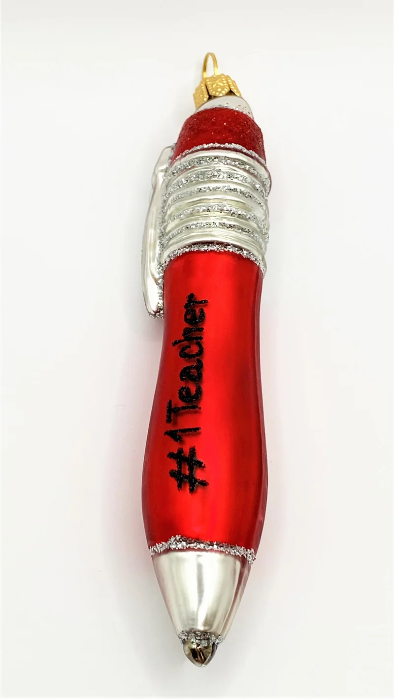 Roter Kugelschreiber