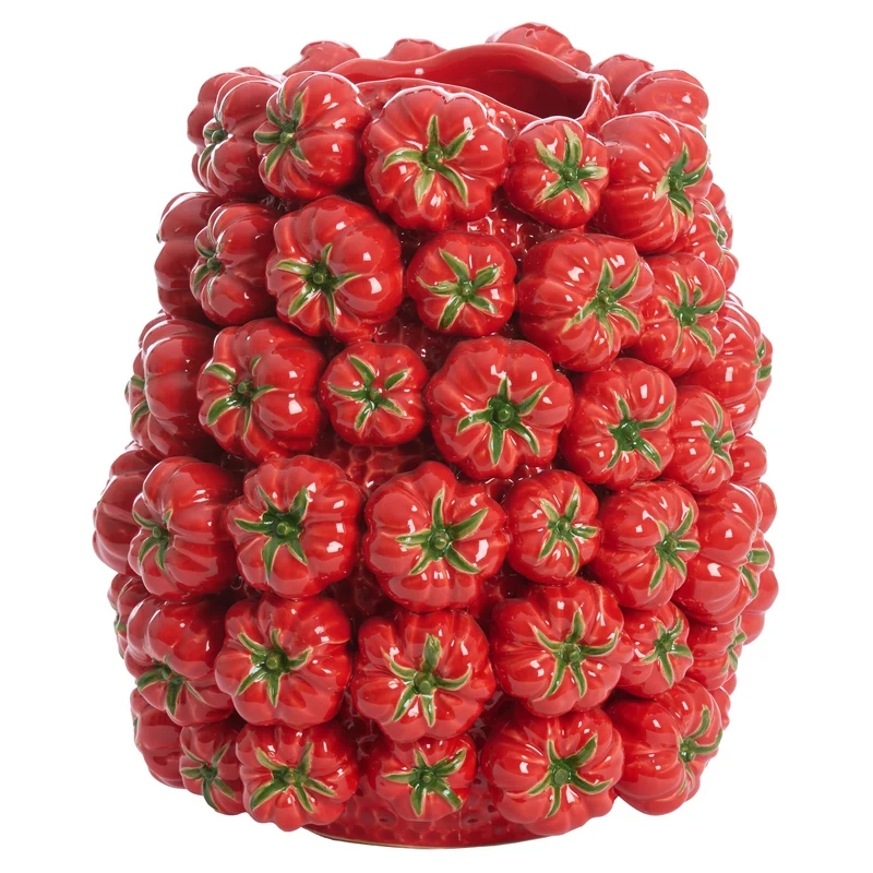 Vase TAMINA POMODORO aus Keramik 34x33x37 cm