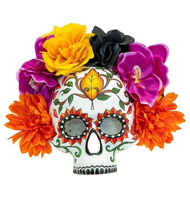 Dia de los Muertos-Maske – Bunter Totenkopf