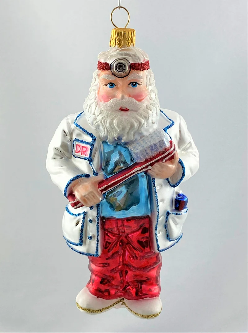 Santa als Zahnarzt