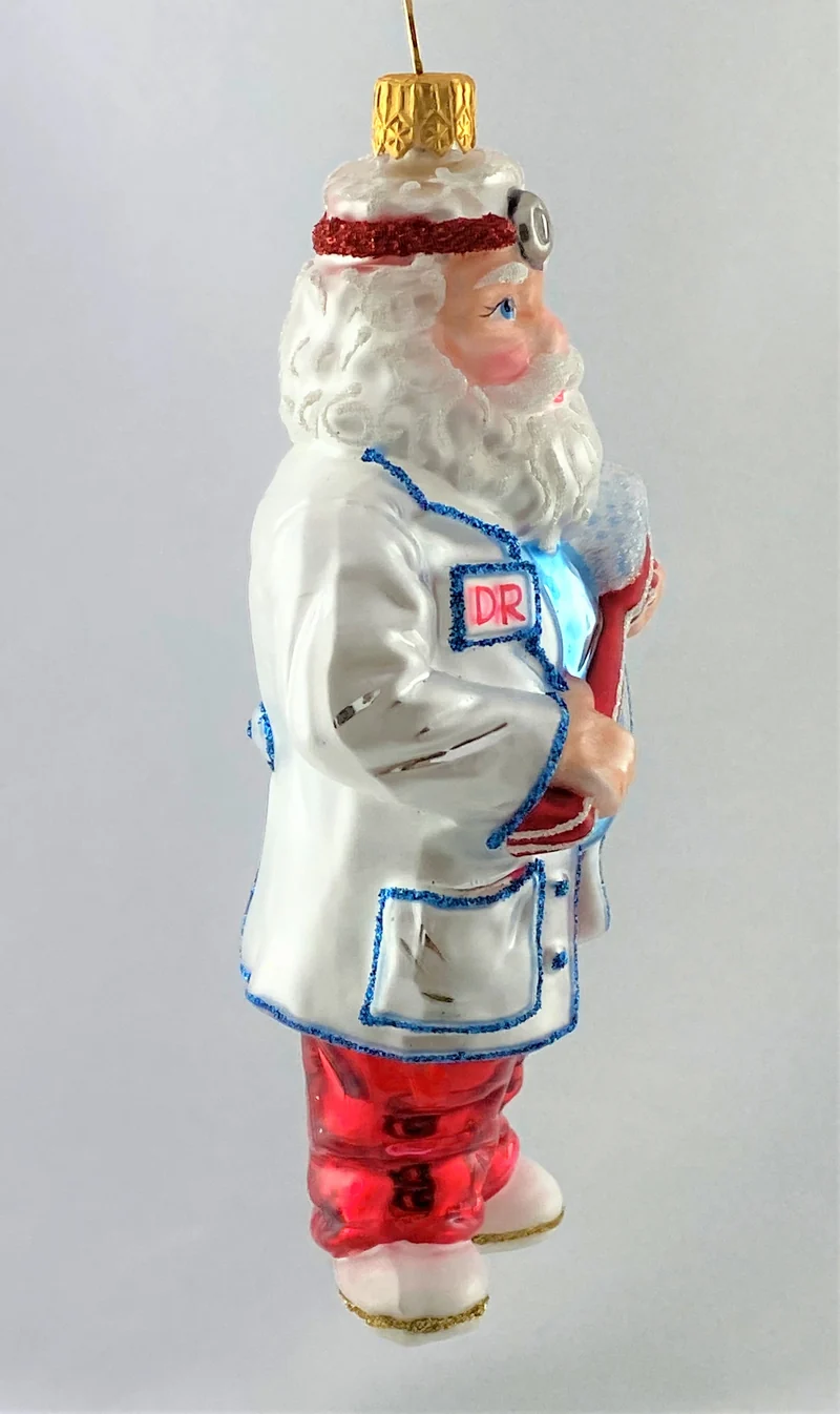 Santa als Zahnarzt