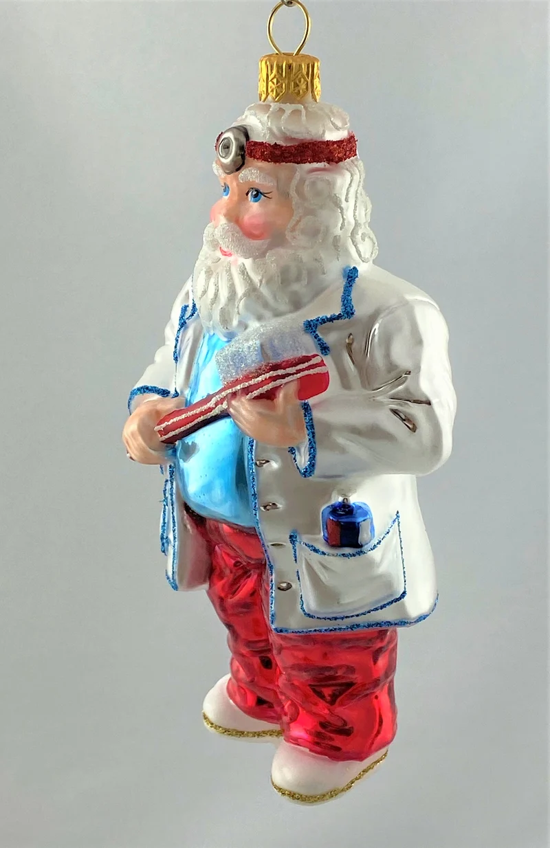 Santa als Zahnarzt