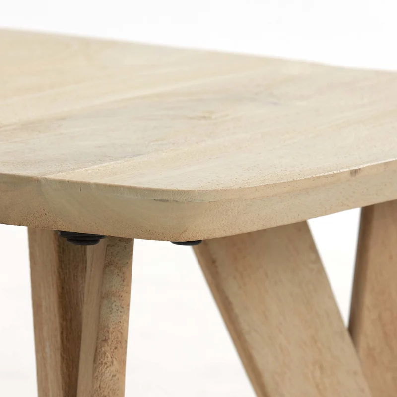 Beistelltisch QUENZA Mangoholz, Natur Ø44x36 cm