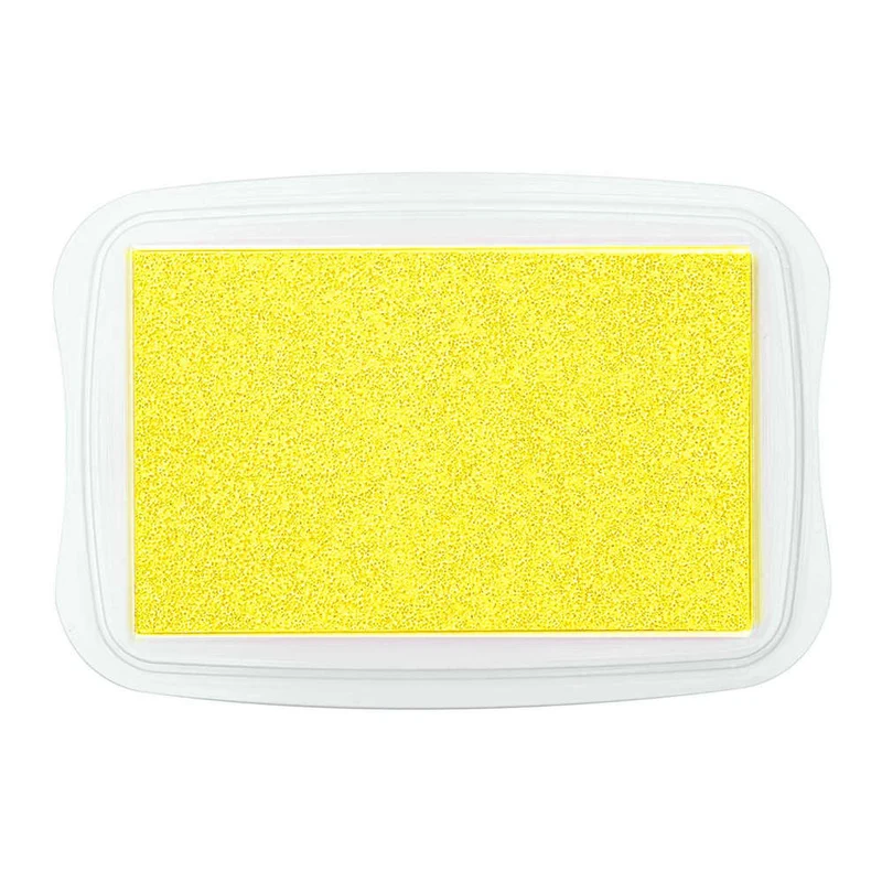 Rico Design Textil Stempelkissen, Neon gelb