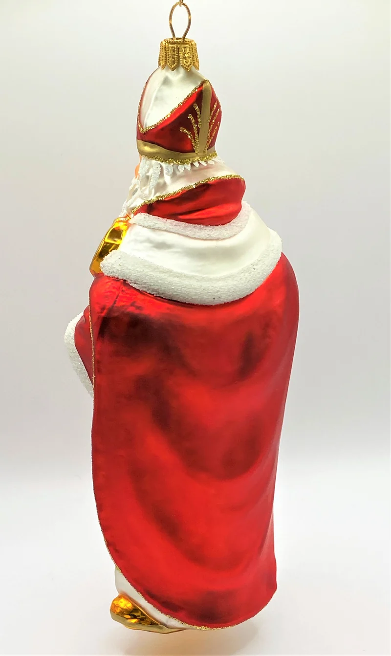 Heiliger Nikolaus mit Mitra, Stab und violetter Stola, KOMOZJA MOSTOWSKI
