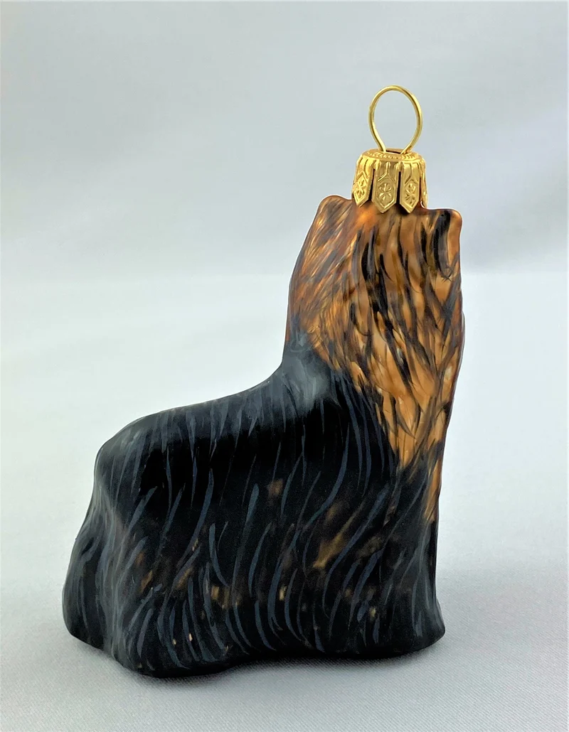 Skye Terrier mit roter Schleife