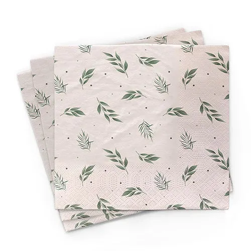 chic.mic Servietten Elegant Leaves