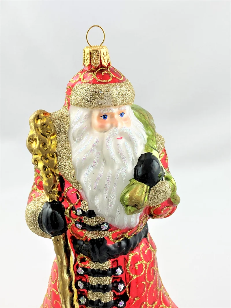 Nikolaus mit grossem grünem Sack